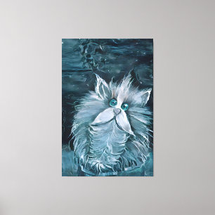 Katze 1 - Anstacheln Leinwanddruck
