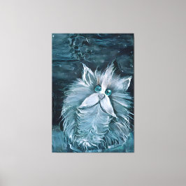 Katze 1 - Anstacheln Leinwanddruck