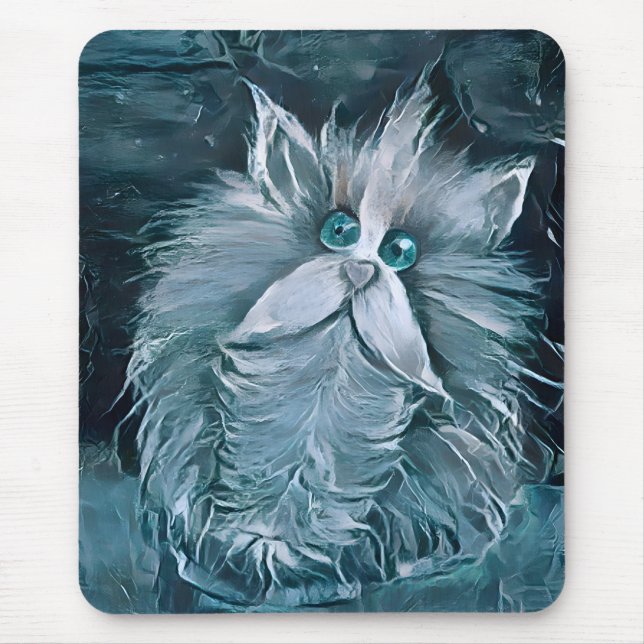 Katze 1 - Anstacheln Mousepad (Vorne)