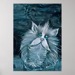 Katze 1 - Anstacheln Poster
