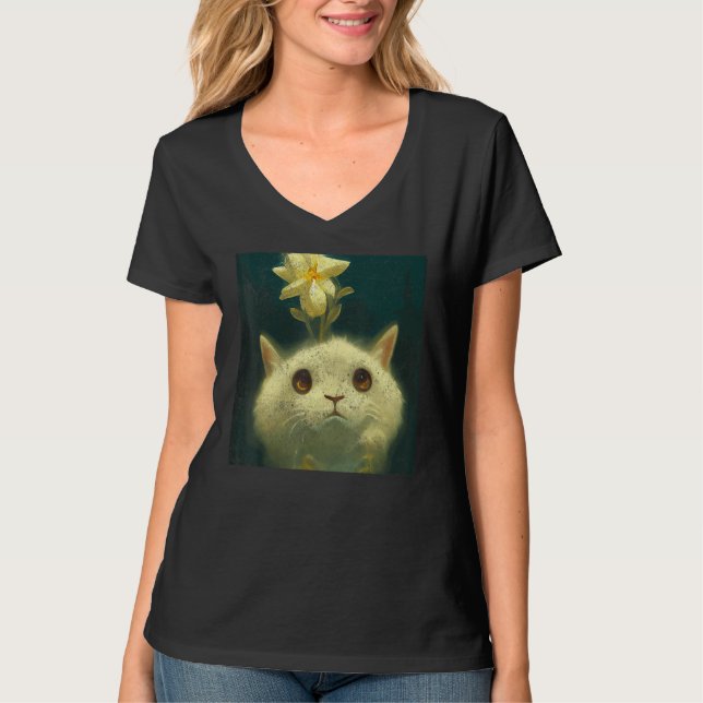 Katze 44 T-Shirt (Vorderseite)