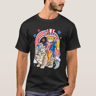 Katze 4. Juli Caticorn Einhorn Meowica Frauen T-Shirt