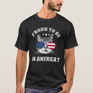 Katze 4. Juli Stolz, ein Americat Patriotisch zu s T-Shirt