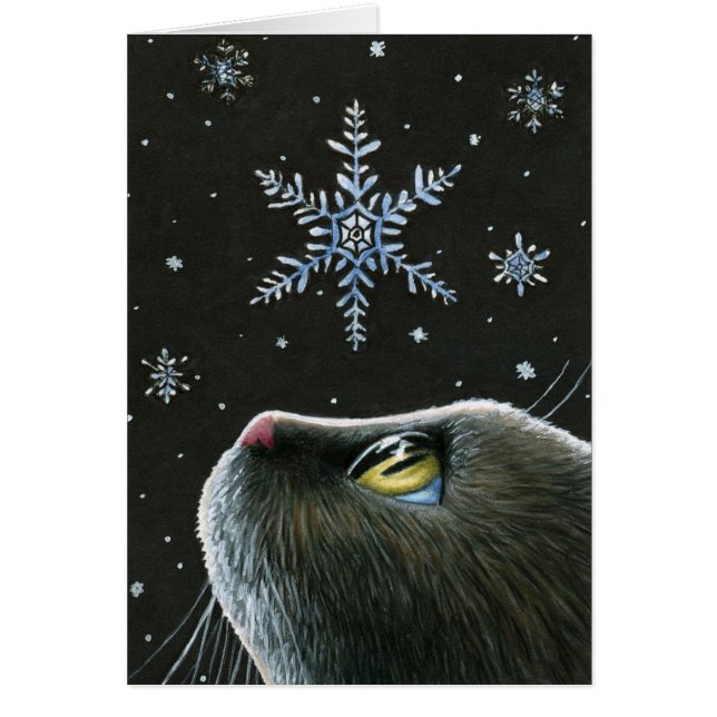 Katze 532 Schneeflocken (Vorne)
