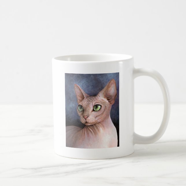 Katze 578 Sphynx Kaffeetasse (Rechts)