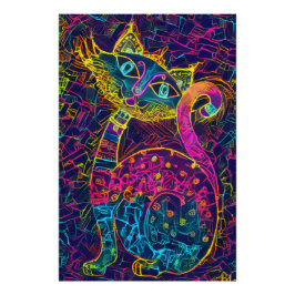 Katze 7 - Glücksfall 7 Fotodruck