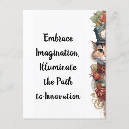 Katze 7 Weihnachtskitt Postkarte