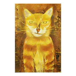 Katze 8 - Der goldene Schlick Poster