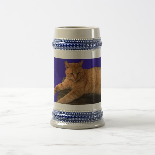 Katze 8, Stein Bierglas (Mittel)