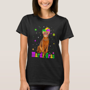 Katze Abessinier Maske Mardi Gras Karneval Tiere C T-Shirt