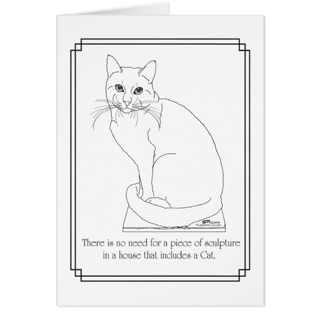 Katze als Artwork (Vorne)