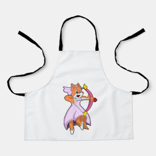 Katze als Braut mit Hochzeitskleid.PNG Schürze