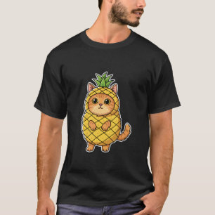 Katze Ananas Kostüm T-Shirt