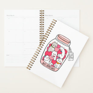 Katze Antidepressiv Funny Cat Lover Geschenk Planer