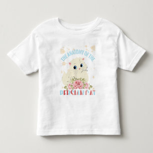 Katze ästhetisch, die Anatomie der persischen Katz Kleinkind T-shirt