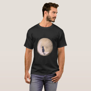 Katze auf dem Mond T-Shirt
