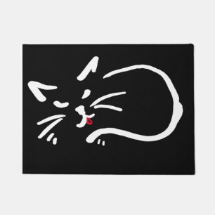 Katze auf der Matte