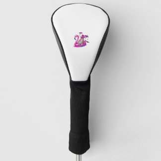 Katze auf einem Pool Funny Spookoky Sommer Summerw Golf Headcover