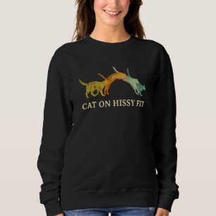 Katze auf Hysterisch Katze Humor Kätzchen Paare Sweatshirt
