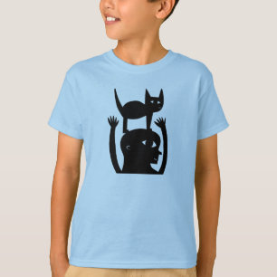 Katze auf meinem Kopf T-Shirt