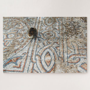 Katze auf Mosaiken