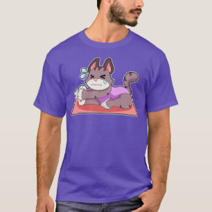 Katze auf Yoga Fitness 2 T-Shirt