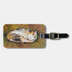 Katze, August Macke Gepäckmarke Gepäckanhänger