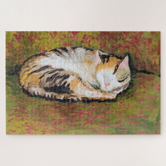 Katze, August Macke Jigsaw Puzzle (Horizontal)