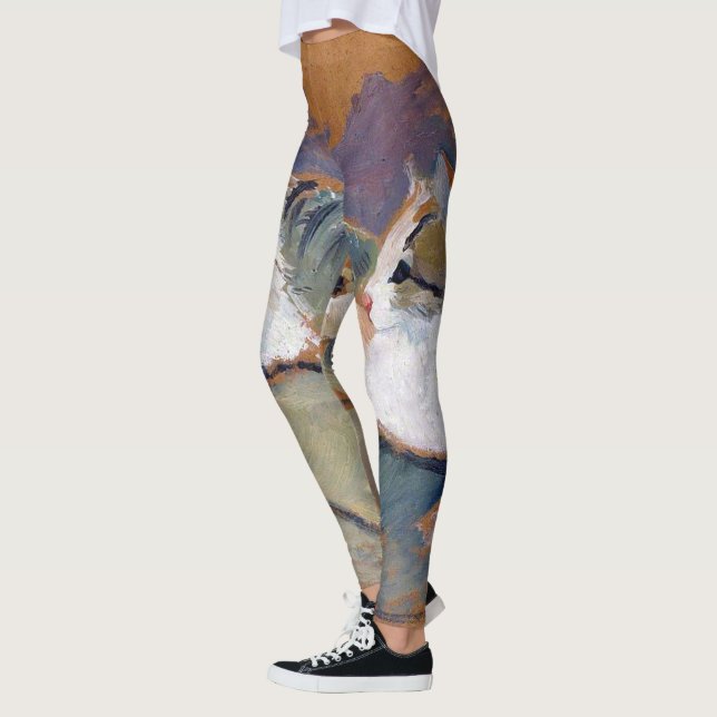 Katze, August Macke Leggings (Links)