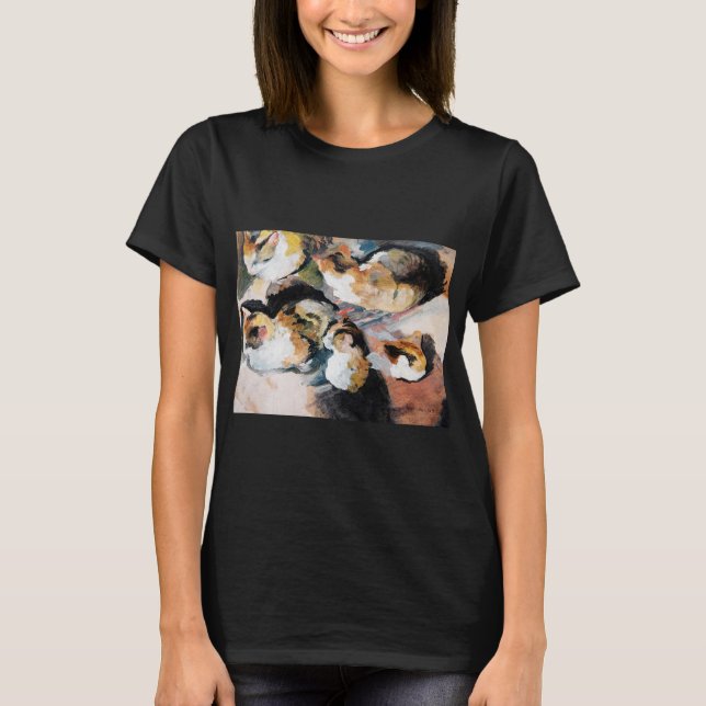 Katze, August Macke T-Shirt (Vorderseite)