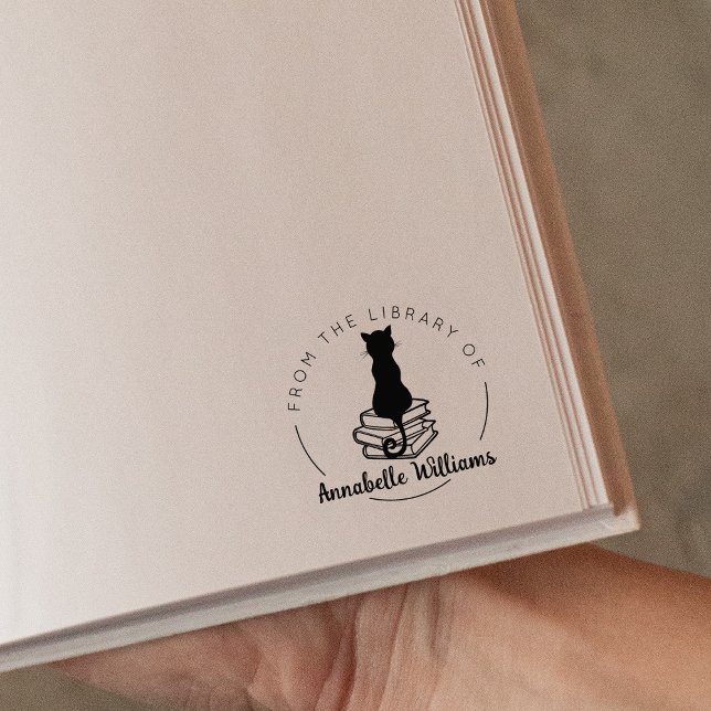 Katze aus der Bibliothek des Buches Gummistempel (Von Creator hochgeladen)