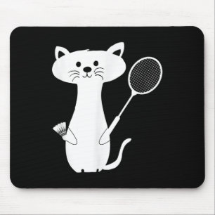 Katze Badminton Shuttle für Männer Frauen Kinder Mousepad
