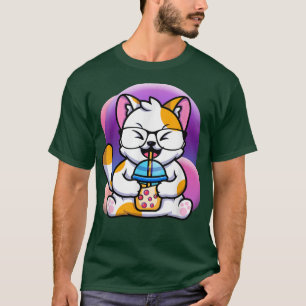 Katze boba fressen ramen anime kawaii neko, Katze  T-Shirt
