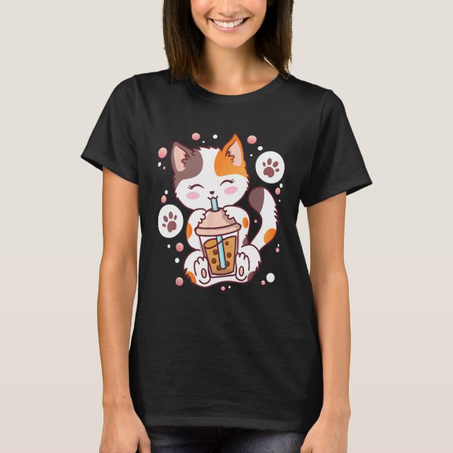 Katze Boba Tee Bubble Tee   Neko (Vorderseite)