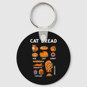 Katze Brot Brötchen Laib Süße Kätzchen Kitty Essen Schlüsselanhänger