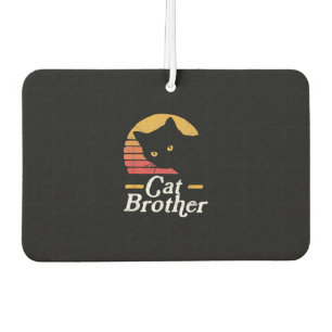 Katze Brother Vintage Retro Geschenk für Katze Lov Autolufterfrischer