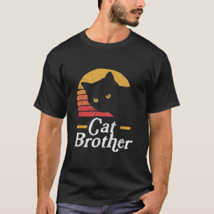 Katze Brother Vintage Retro Geschenk für Katze Lov T-Shirt