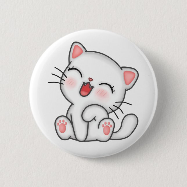 Katze Button (Vorderseite)