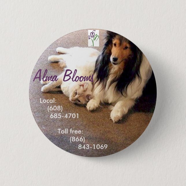 Katze Button (Vorderseite)