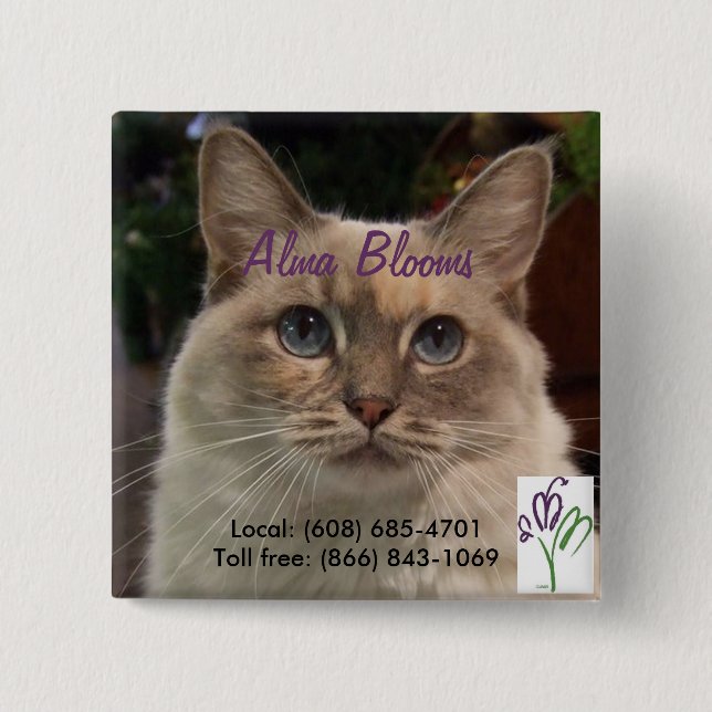 Katze Button (Vorderseite)