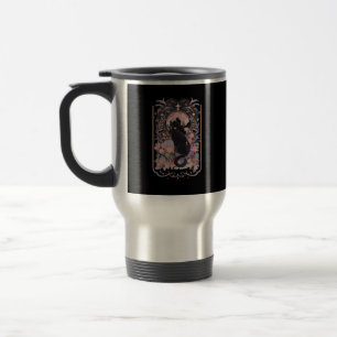 Katze Cottagecore Akademie Goblincore Hexe Goth Mä Reisebecher