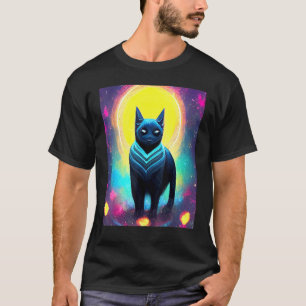 Katze Cyber Punk seltsame Männer Frauen Jungen Mäd T-Shirt