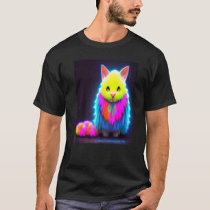 Katze Cyber Punk Weirdo Männer Frauen Jungen Mädch T-Shirt