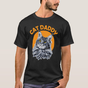Katze Daddy miau Katze Kätzchen Tränen Familie Kat T-Shirt
