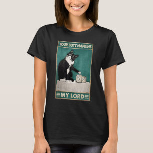 Katze  Deine Hintern Servietten Mein Herr Toilette T-Shirt