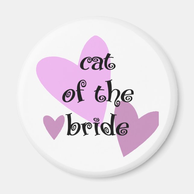 Katze der Braut Magnet (Vorne)