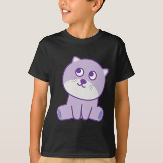 Katze, die auf den HimmelsT - Shirt schaut