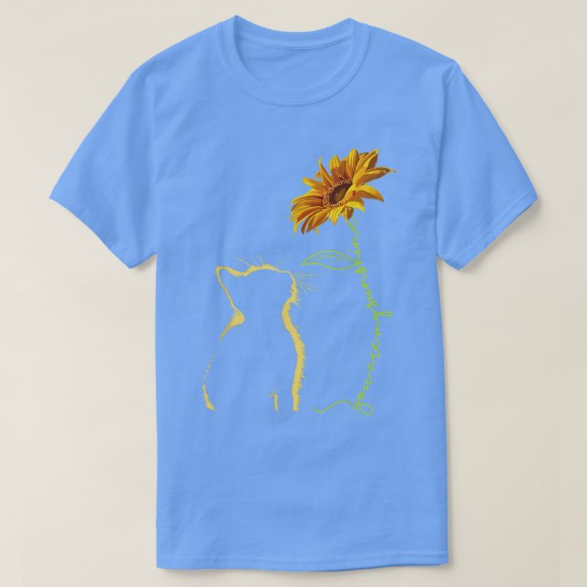 Katze, die du bist, meine Sonnenscheinkatzen T-Shirt (Design vorne)