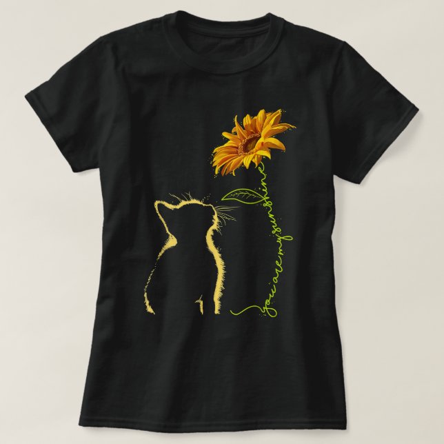 Katze, die du bist, meine Sonnenscheinkatzen T-Shirt (Design vorne)