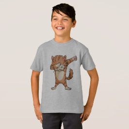 Katze, die grafischen Entwurf der angesagten T-Shirt